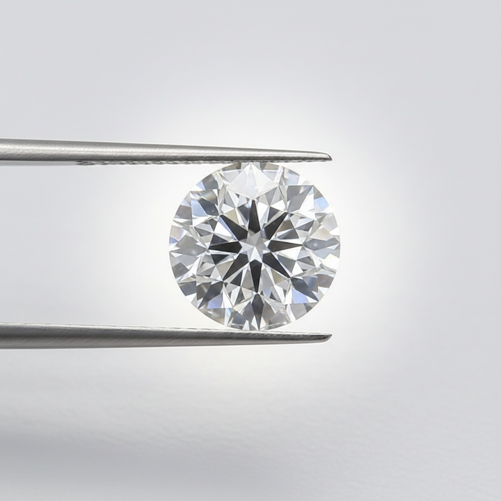 1,50 karaat ronde lab-gegroeide diamant, VVS1/D