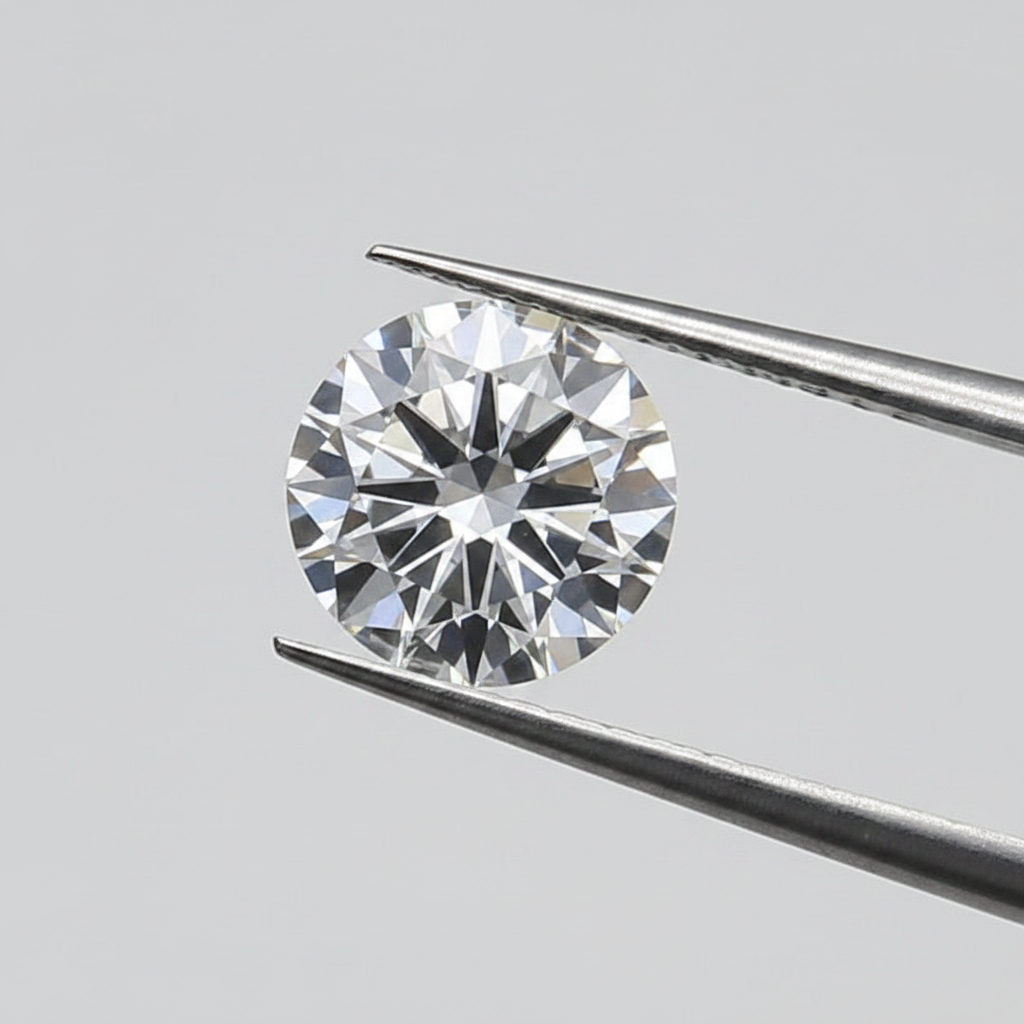 1,50 karaat ronde laboratorium-gegroeide diamant, VVS2/D