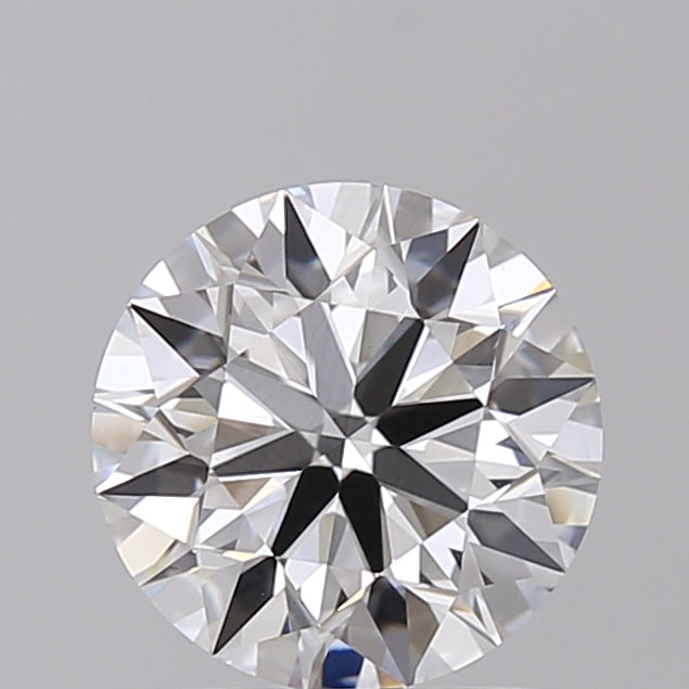 Diamante redondo cultivado em laboratório de 1,50 quilates VVS2 F