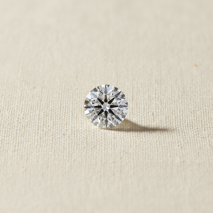 1,50 karaat ronde lab-gegroeide diamant, VVS2/F