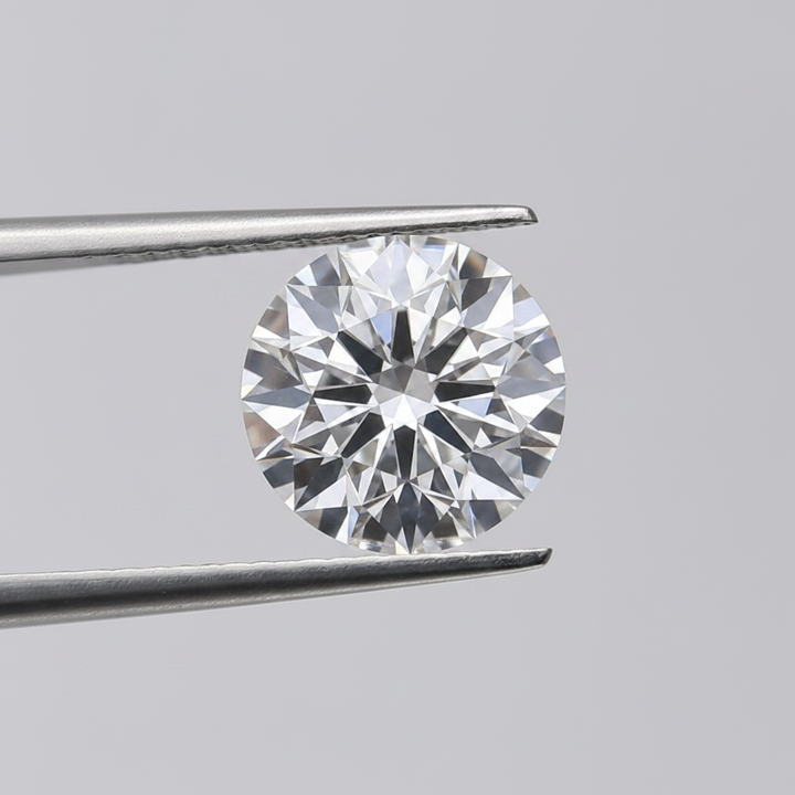 1,50 karaat ronde lab-gegroeide diamant, VVS2/F