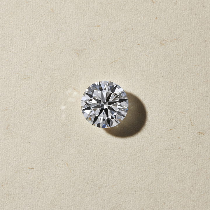 1,50 karaat ronde lab-gegroeide diamant, VVS2/F