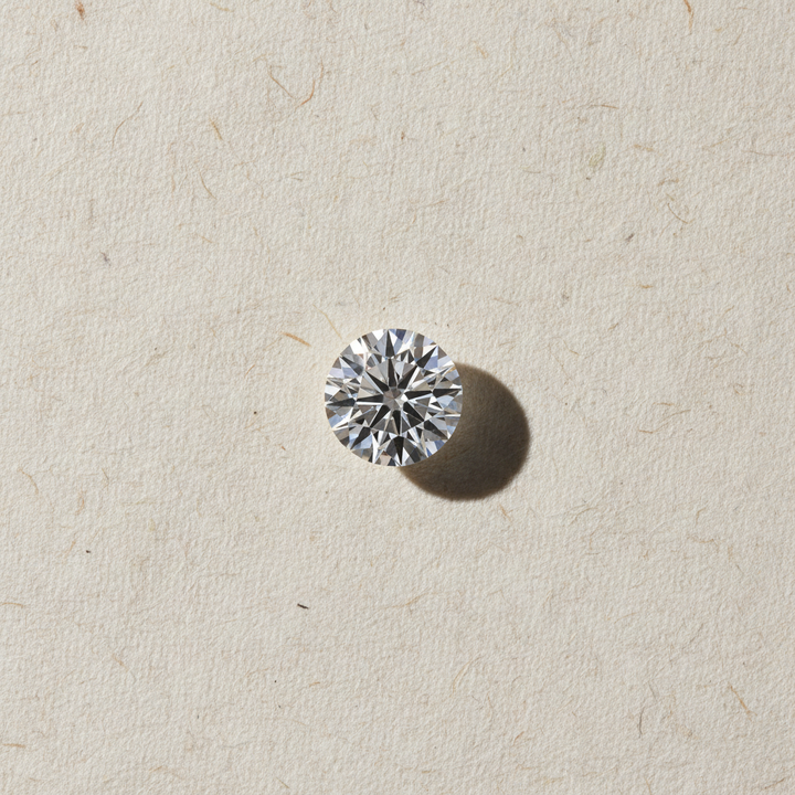 1,50 karaat ronde lab-gegroeide diamant, VVS2/F