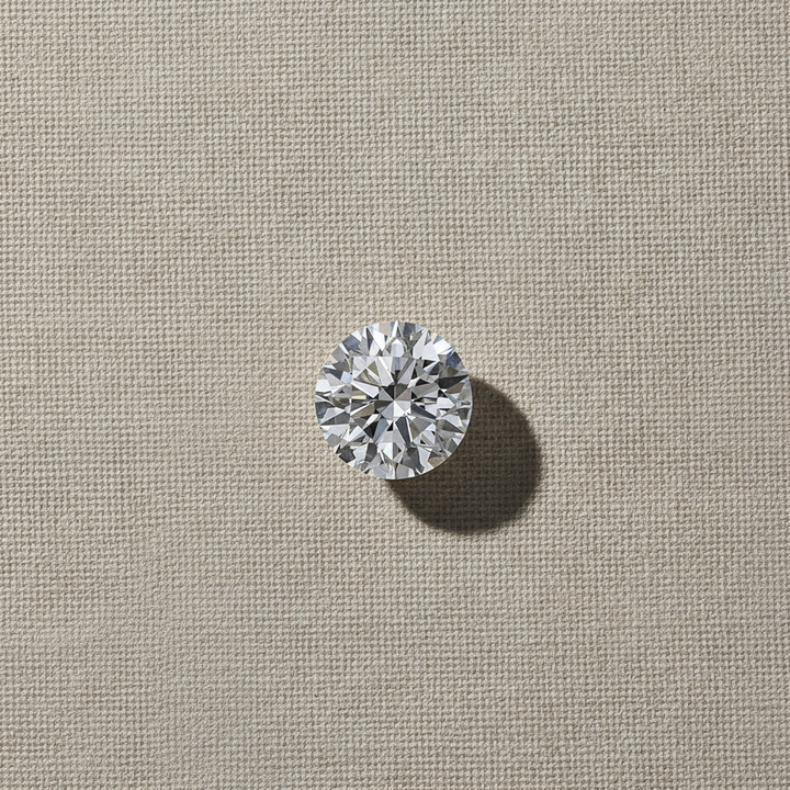 1,50 karaat ronde lab-gegroeide diamant, VVS2/F