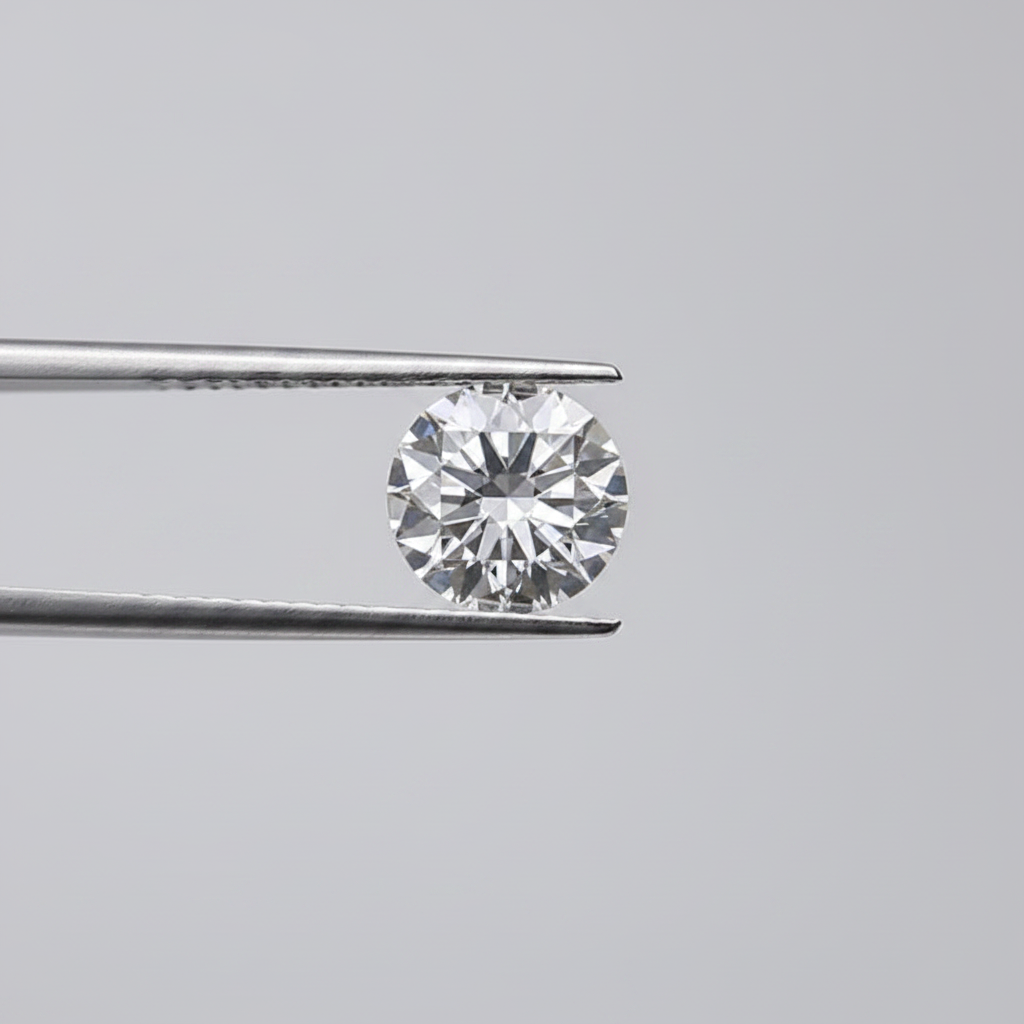 1,50 karaat ronde lab-gegroeide diamant, VVS2/F