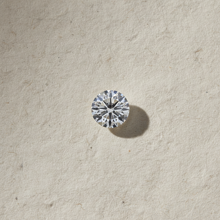 1,50 karaat ronde lab-gegroeide diamant, VVS2/F