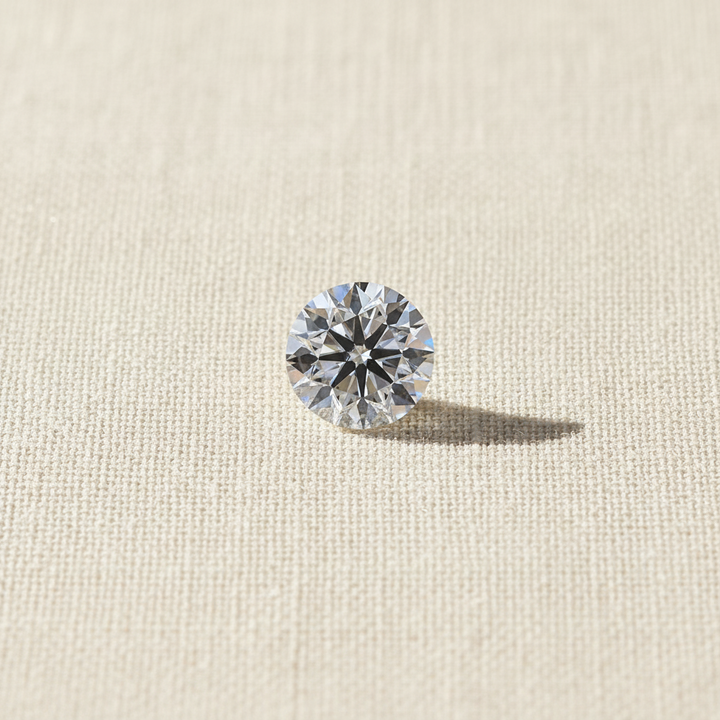 1,50 karaat ronde lab-gegroeide diamant, VVS2/F