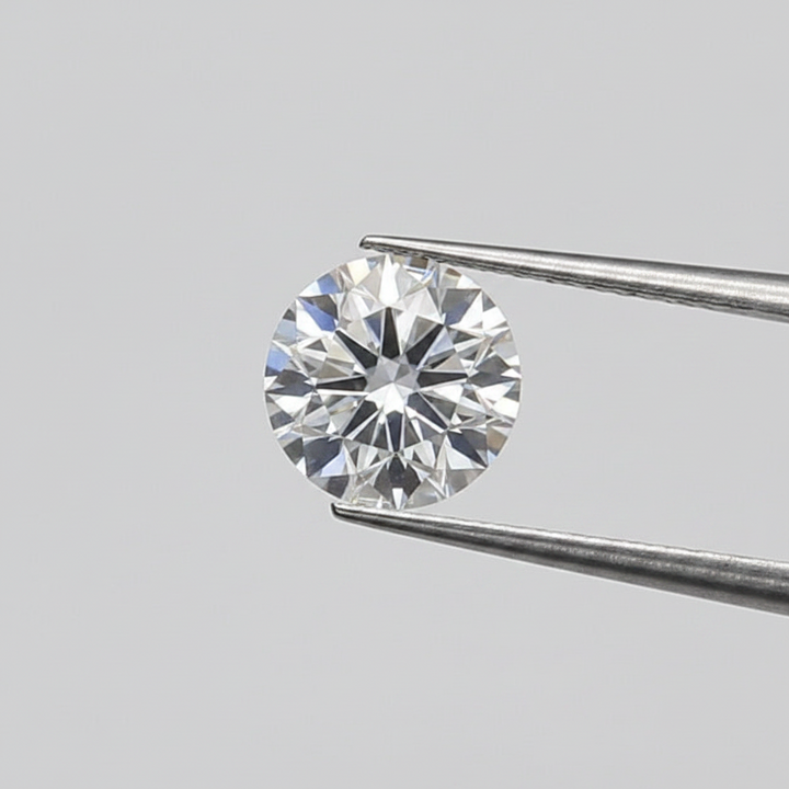 Diamante redondo cultivado en laboratorio de 1,50 quilates, VVS2/F