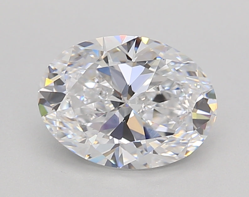 1.50 ct Oval Cut Lab-Grown Diamond, IGI Certified, VVS2 Clarity, D Color