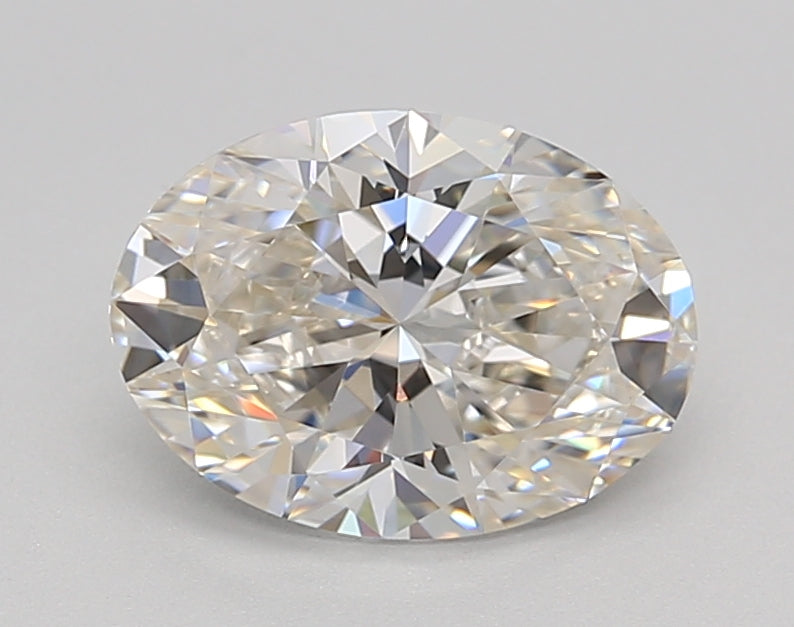 1.51 CT Oval Cut Lab Grown Diamond VVS2 G Color IGI Certified