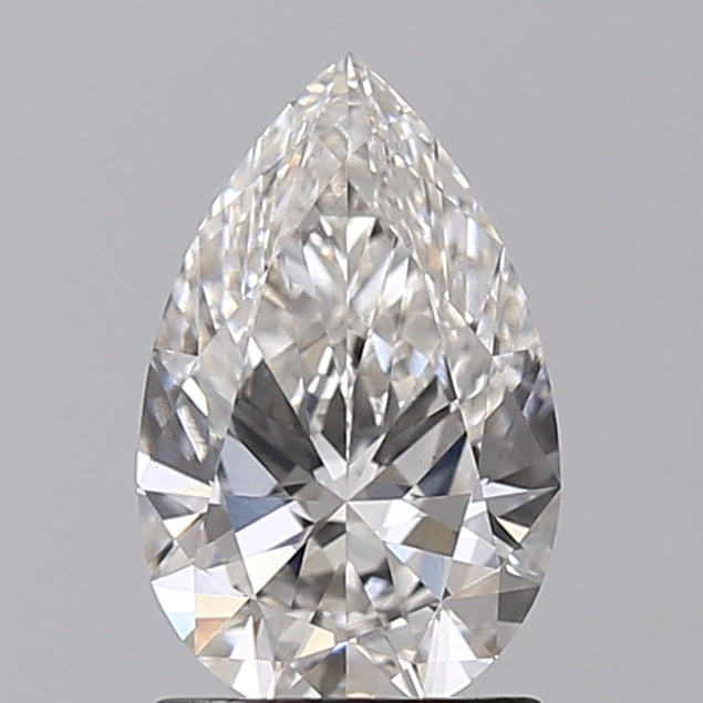 1.51 CT Pear Cut CVD Lab Grown Diamond, G Color, VS1 Clarity