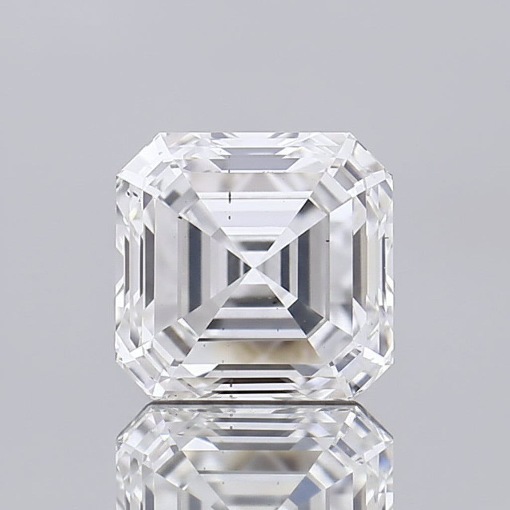 1.51 Carat Asscher Lab Grown Diamond, VS2/E
