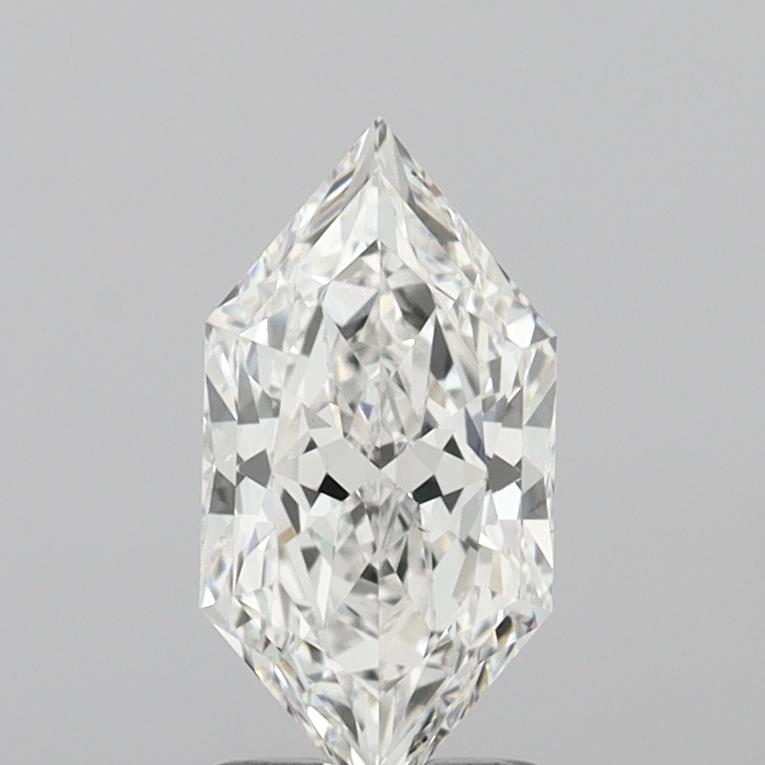 1.51 Carat Elongated Hexagonal Cut Lab Grown Diamond VS1F