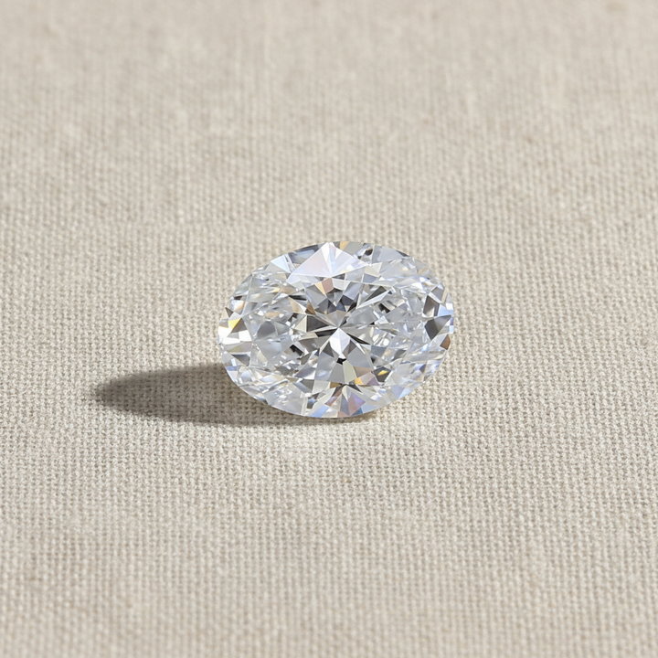 1.51 Carat Oval Cut Lab Grown Diamond, IF/E