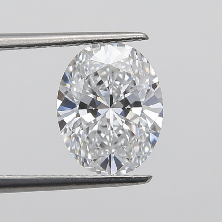1.51 Carat Oval Cut Lab Grown Diamond, IF/E