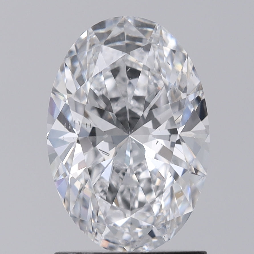 1.51 Carat Oval Cut Lab Grown Diamond SI1 D