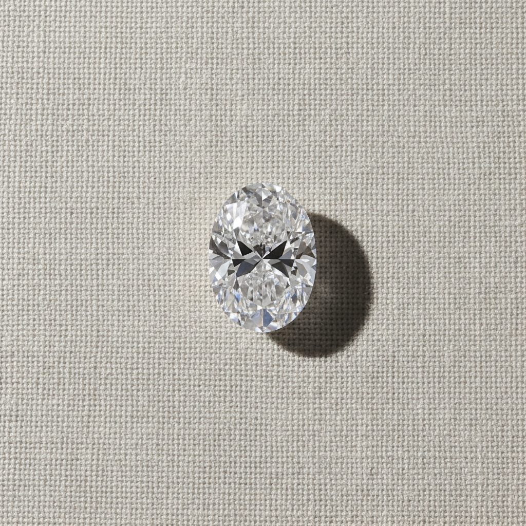 1.51 Carat Oval Cut D VVS1 HPHT Lab Grown Diamond