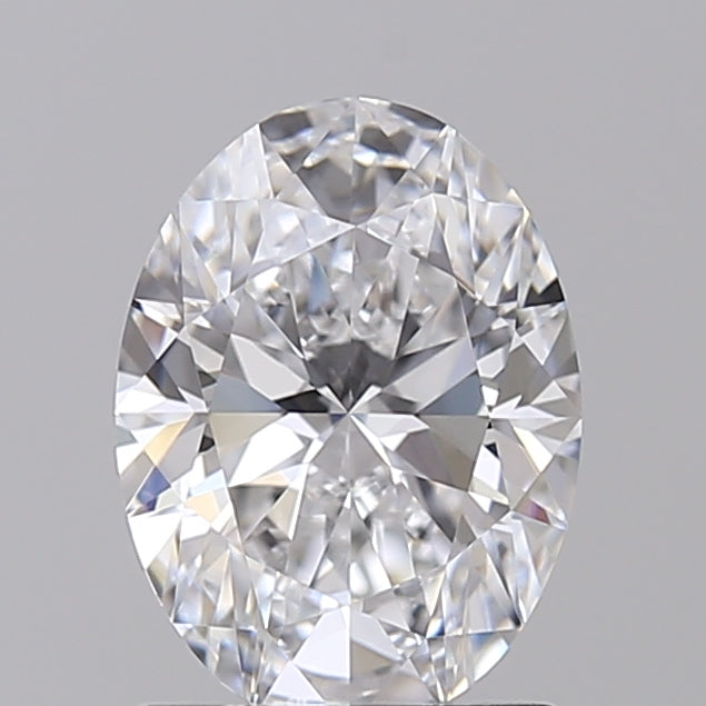 1,51 Karat ovaler, im Labor geschliffener Diamant VVS1 D
