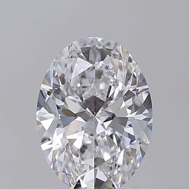 1,51 Karat ovaler, im Labor geschliffener Diamant VVS1 D