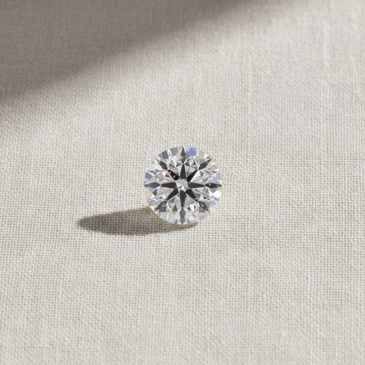 1.51 Carat Round E SI1 HPHT Lab Grown Diamond Excellent Cut IGI Certified