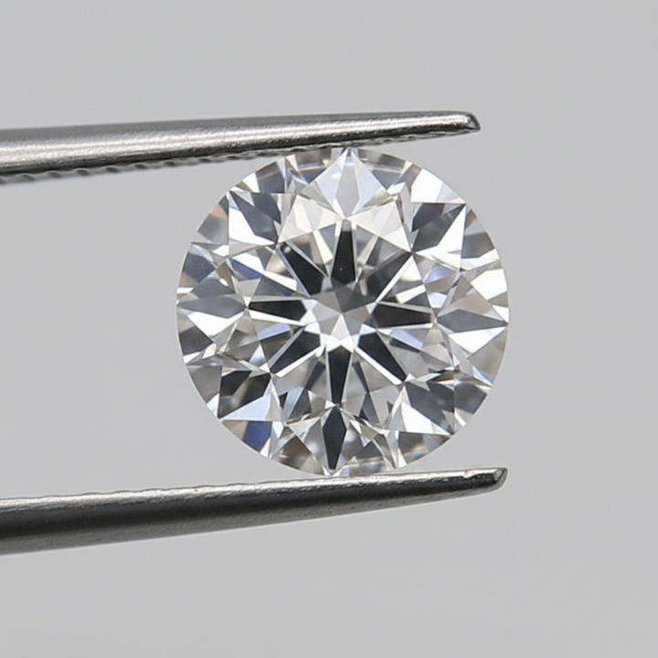 IGI Certified 1.51 Ct E Color SI1 Round HPHT Lab Grown Diamond