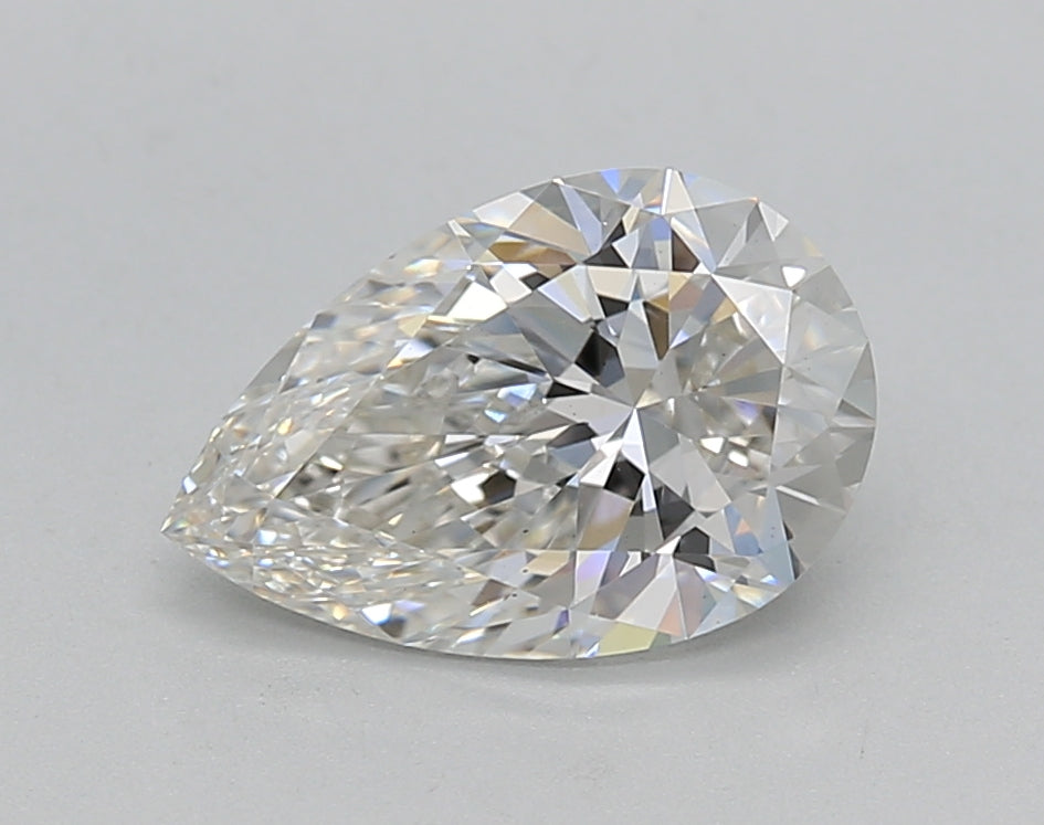 1.52 CT Pear Cut CVD Lab Grown Diamond, VS1 Clarity, G Color