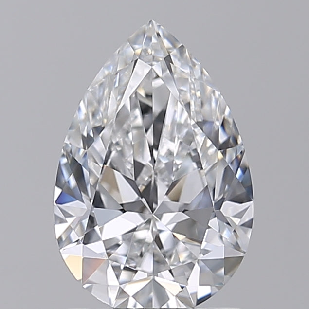 1.52 CT Pear Cut Lab Grown Diamond, VS1 Clarity, E Color