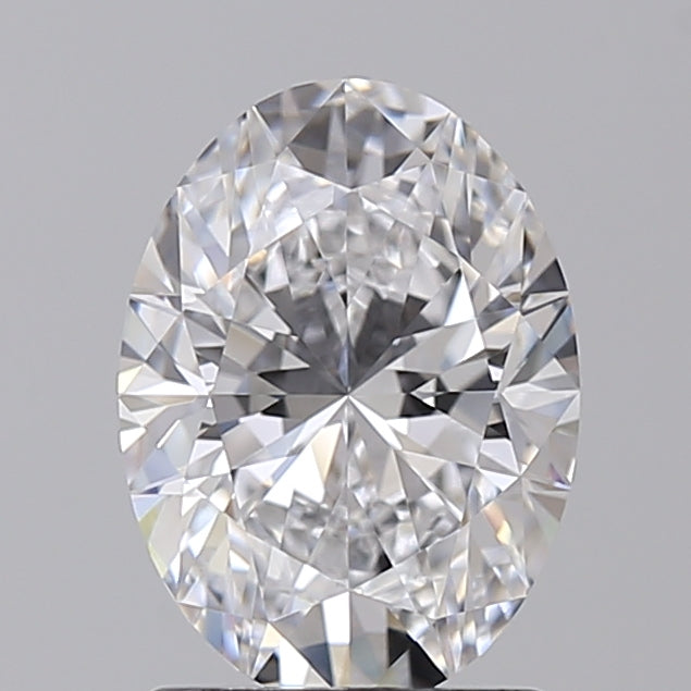 1,52 karaat ovaal geslepen laboratoriumdiamant VVS1 D