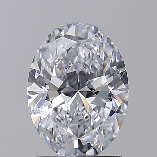 1,52 Karat ovaler, im Labor geschliffener Diamant VVS1 E