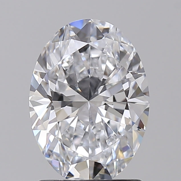 1,52 Karat ovaler, im Labor geschliffener Diamant VVS1 E
