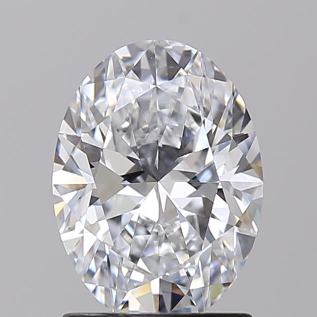 1,52 Karat ovaler, im Labor geschliffener Diamant VVS1 E