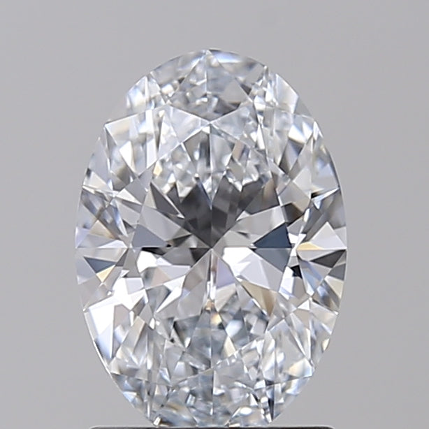Diamante cultivado em laboratório com corte oval de 1,52 quilates VVS2 E