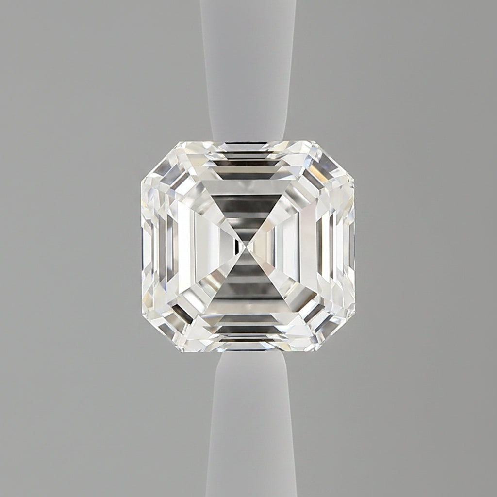 1.53 Carat Asscher Lab Grown Diamond, VVS2/F
