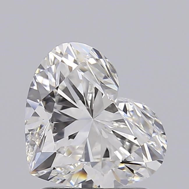 1,53 karaat hart lab-gegroeide diamant VS2 E