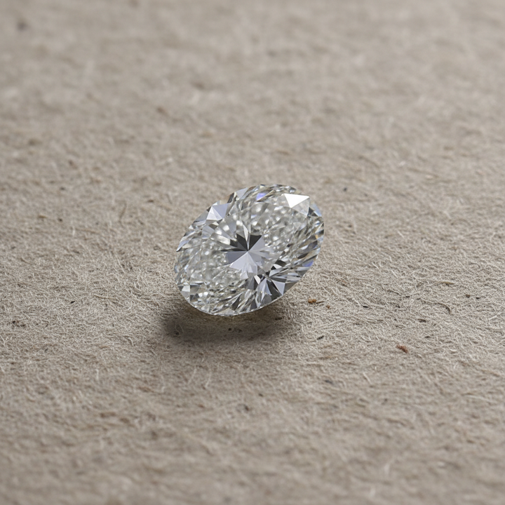 1.53 Carat Oval Cut D VS1 HPHT Lab Grown Diamond