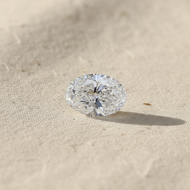 1.53 Carat Oval Cut D VS1 HPHT Lab Grown Diamond