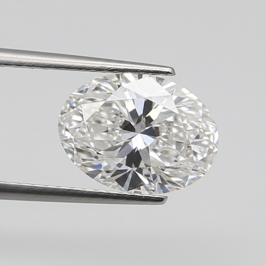 1.53 Carat Oval Cut D VS1 IGI Certified Lab Grown Diamond