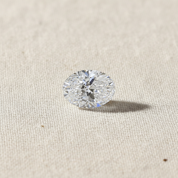 1.53 Carat Oval Cut Lab Grown Diamond, VS2/D