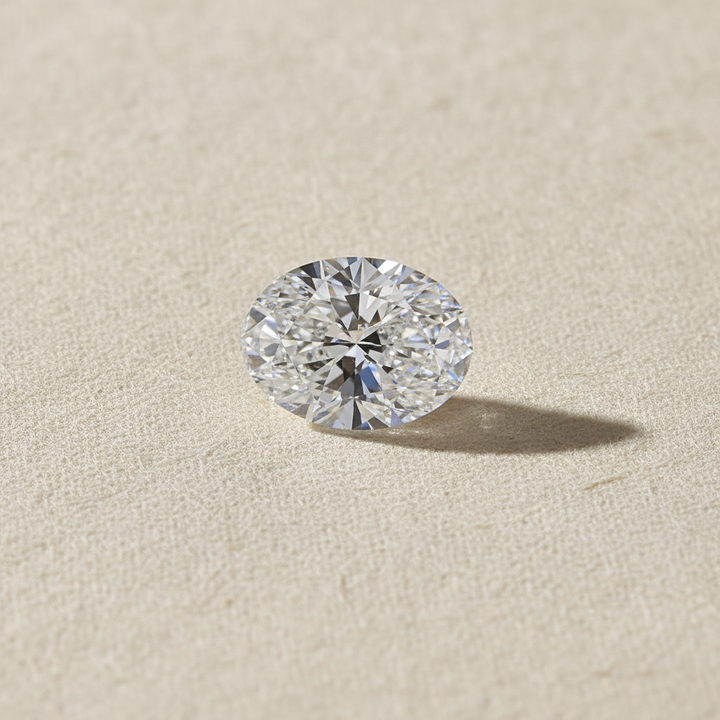 1.53 Carat Oval Cut Lab Grown Diamond, VS2/D