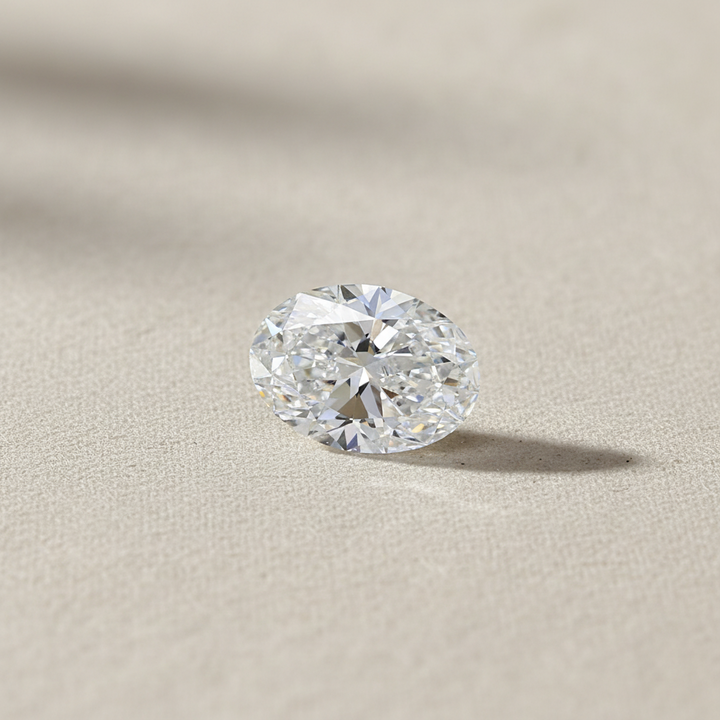 1.53 Carat Oval Cut E VS2 HPHT Lab Grown Diamond