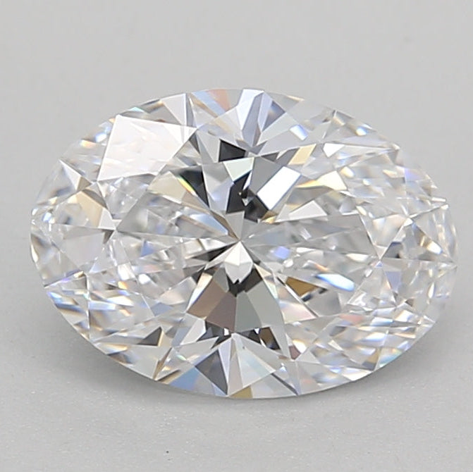 1,53 karaat ovaal geslepen laboratoriumdiamant VVS1 D