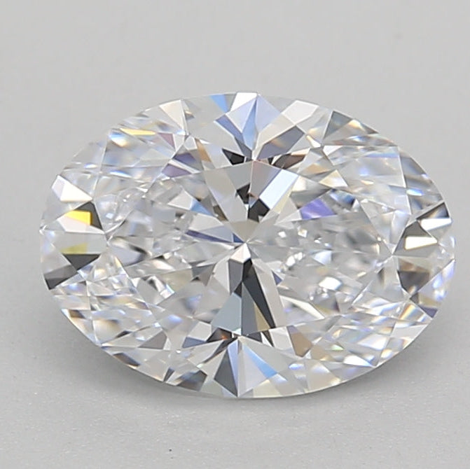 1,53 karaat ovaal geslepen laboratoriumdiamant VVS1 D