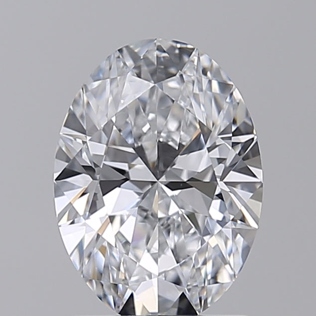 1,53 karaat ovaal geslepen laboratoriumdiamant VVS1 D