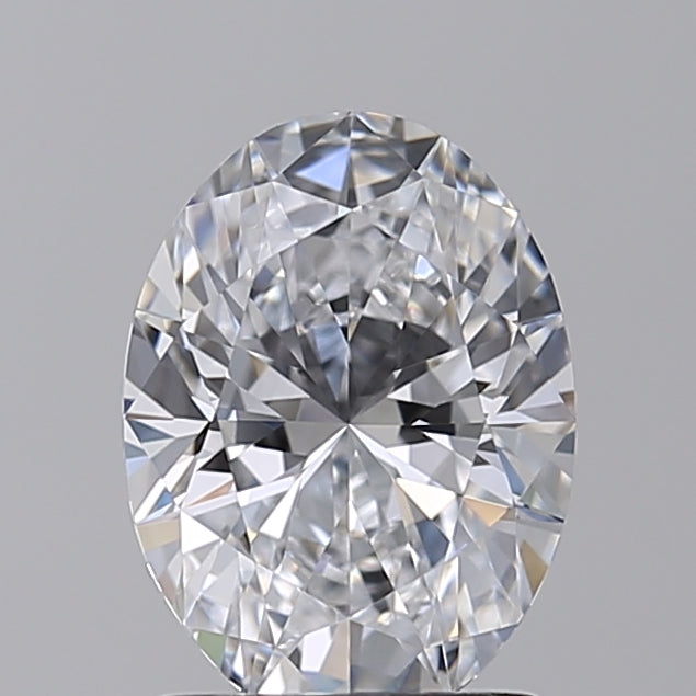 1,53 karaat ovaal geslepen laboratoriumdiamant VVS1 D
