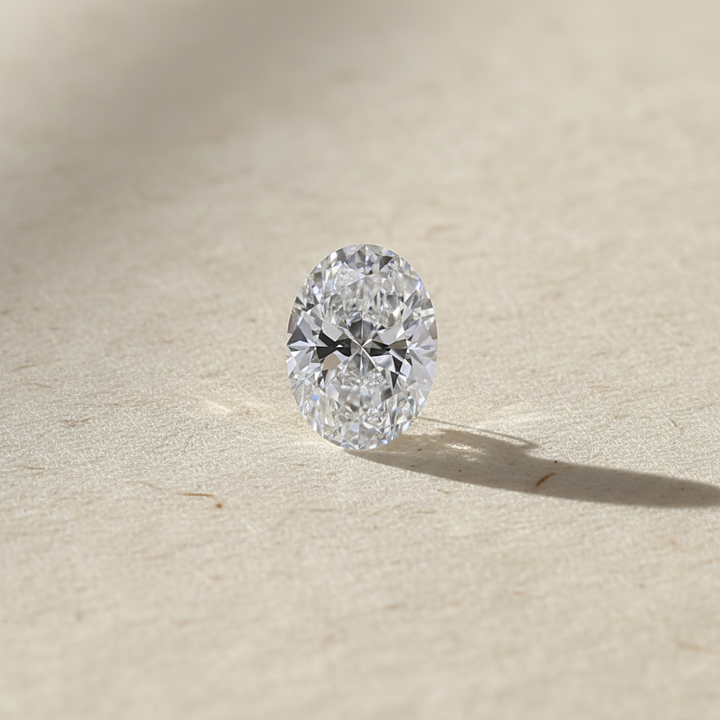 1.53 Carat Oval Cut D VVS1 HPHT Lab Grown Diamond