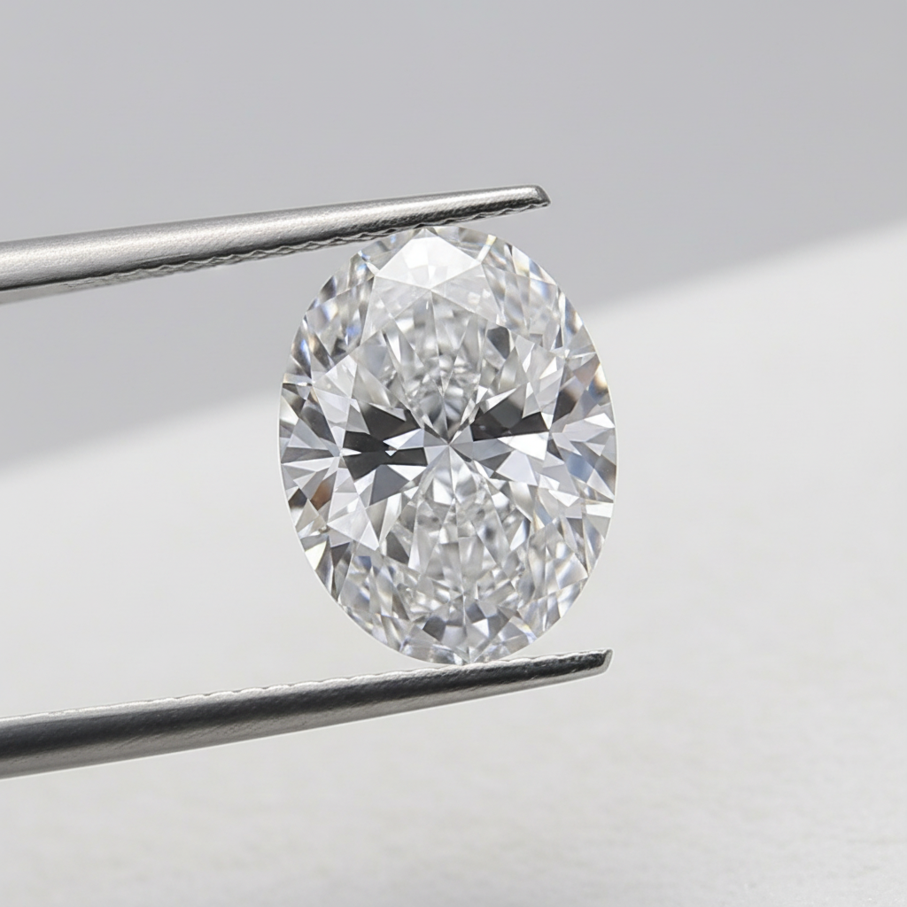 1.53 Carat Oval Cut D VVS1 IGI Certified Lab Grown Diamond