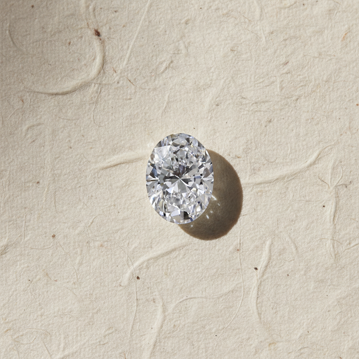 1.53 Carat Oval Cut D VVS1 HPHT Lab Grown Diamond