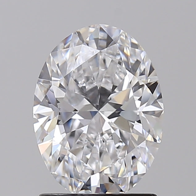 1,53 Karat ovaler, im Labor geschliffener Diamant VVS1 D
