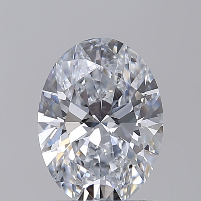 Diamante cultivado em laboratório com corte oval de 1,53 quilates VVS2 E