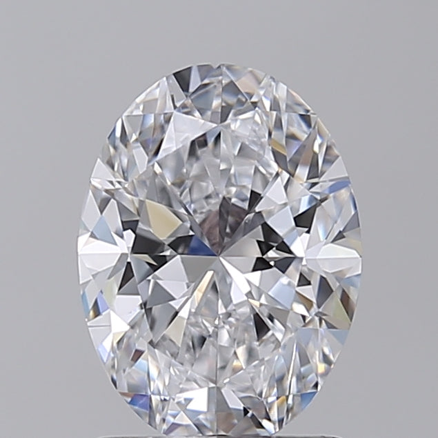 1.54 CT Oval Lab-Grown Diamond - IGI Certified, VVS1 Clarity, D Color